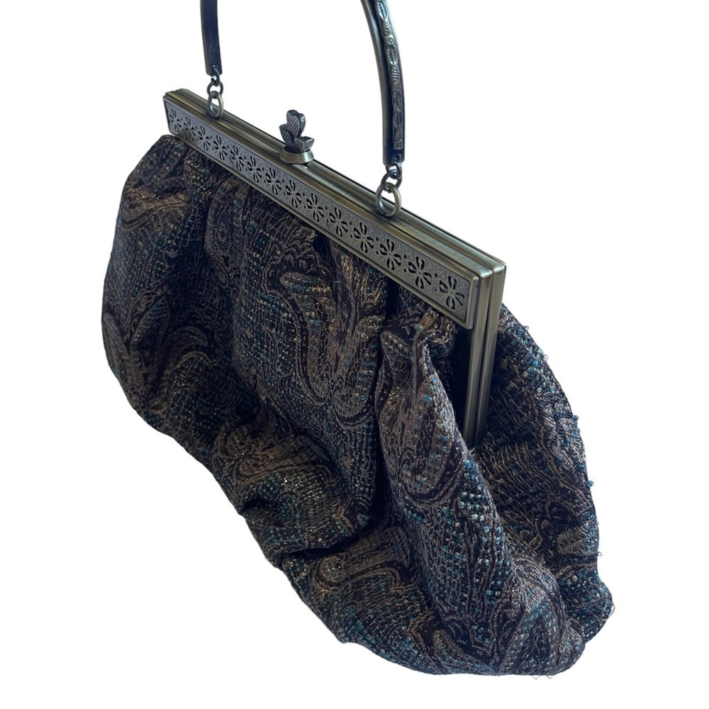 Per Una Vintage Woven Tapestry Evening Bag - Picture 2 of 6